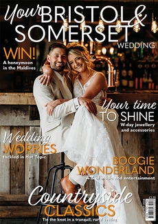 Cover of the August/September 2024 issue of Your Bristol & Somerset Wedding magazine