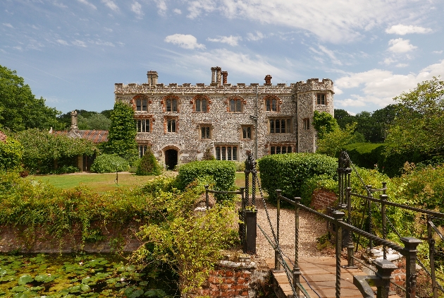 The exterior of a grand Medieval hall